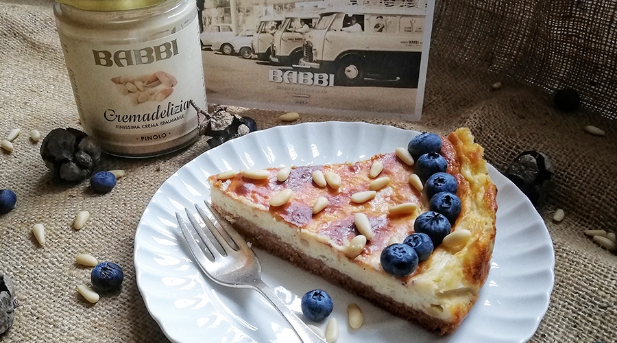 Cheesecake con Cremadelizia ai Pinoli