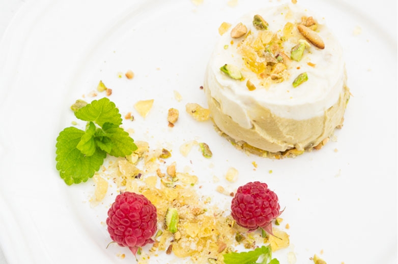 Delizia Pistacchio e Pinoli con croccante