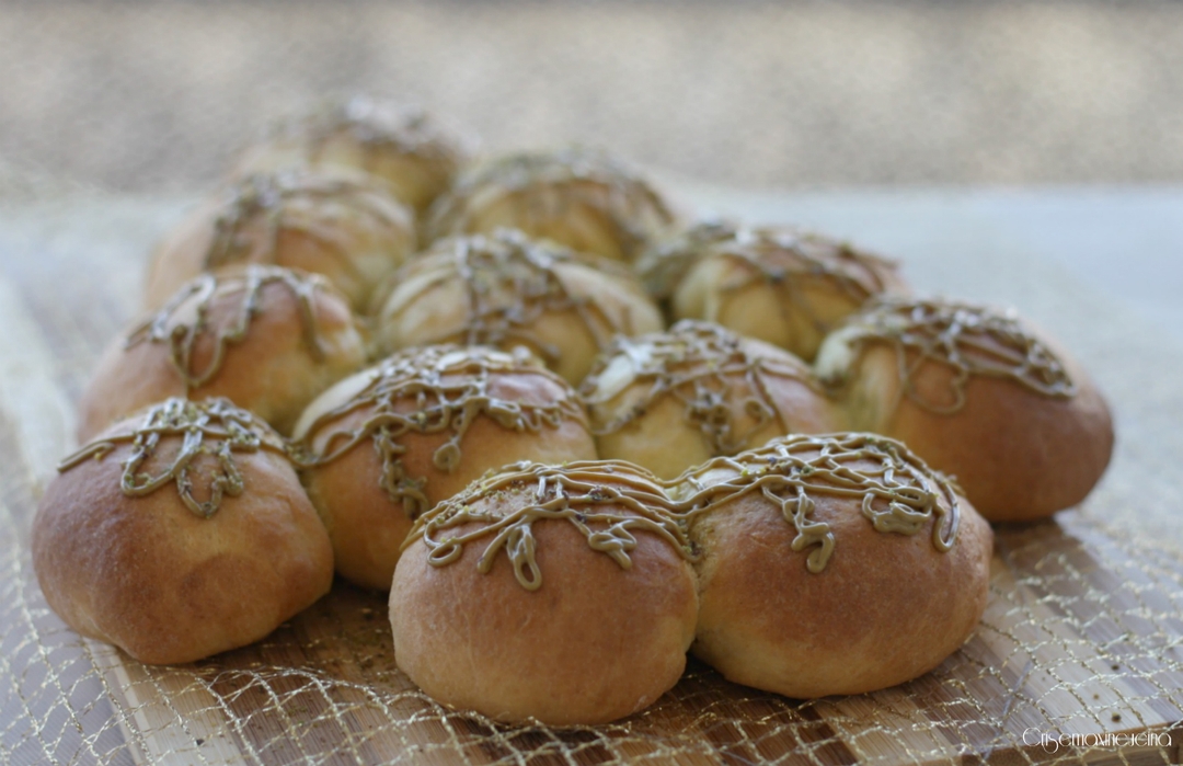 Albero di Panbrioche con Crema Pistacchio
