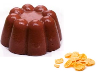 Budini al Cioccolato con Cereali e Crema Babbi